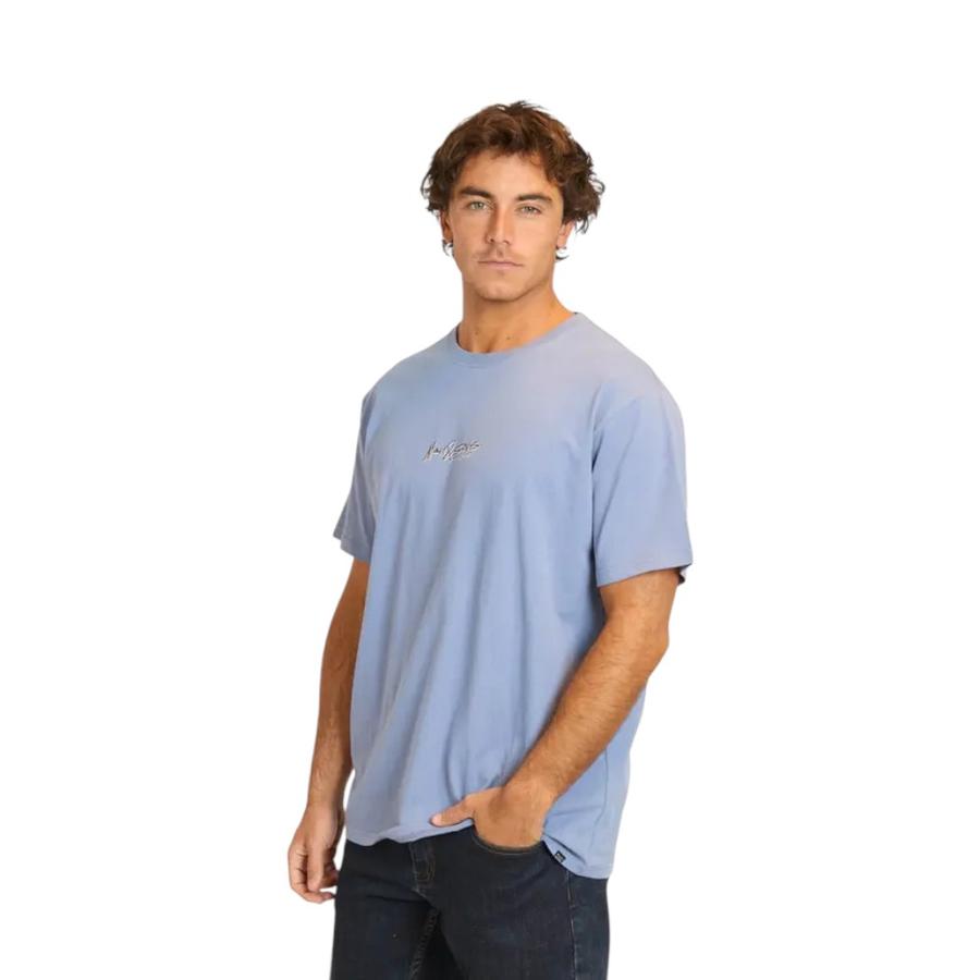 Polera Manga Corta Hombre Maui & Sons Vintage Fin Lavanda