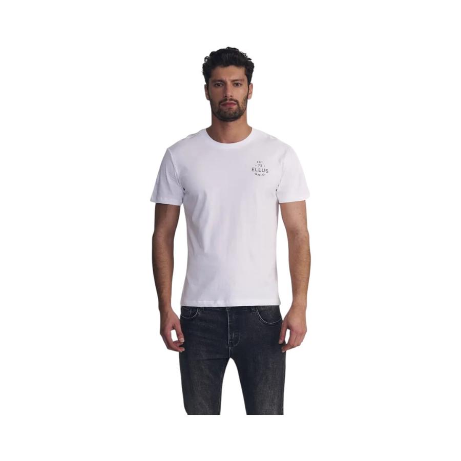 Polera Hombre Ellus Silicone Wash Blanco
