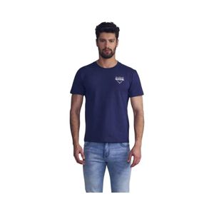 Polera Hombre Ellus Silicone Wash Azul