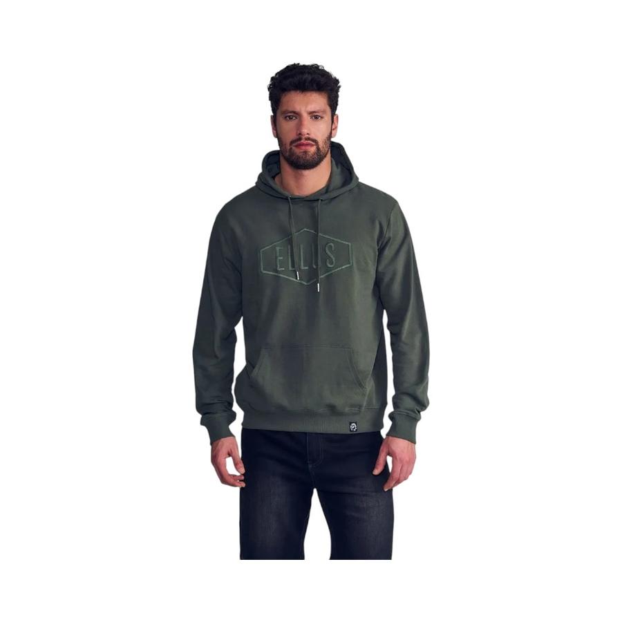 Polerón Hombre Ellus Hoodie Light Fleece Verde