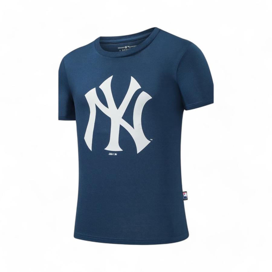 Polera Hombre MLB NY Yankees Manga Corta Azul