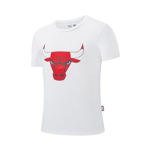 Polera Manga Corta Hombre Fanatics Chicago Bulls Blanco