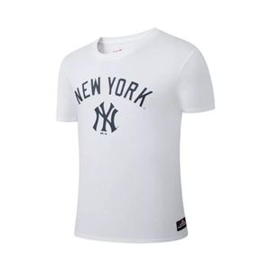 Polera Manga Corta Hombre New York Yankees Blanco