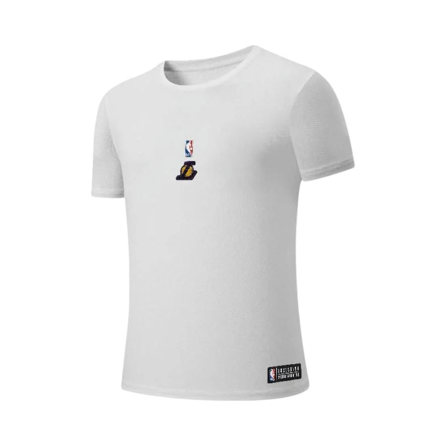 Polera Manga Corta Hombre Fanatics Los Angeles Lakers Blanco