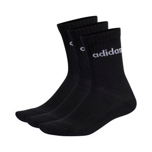 Calcetines Acolchados Linear Crew 3P Negro