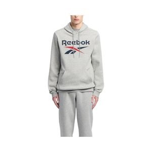 Polerón Training Hombre Reebok Identity Big Logo Gris