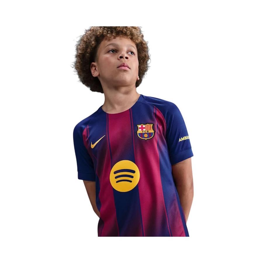 Camiseta Futbol Niño Nike FC Barcelona 25/26 Local Navy