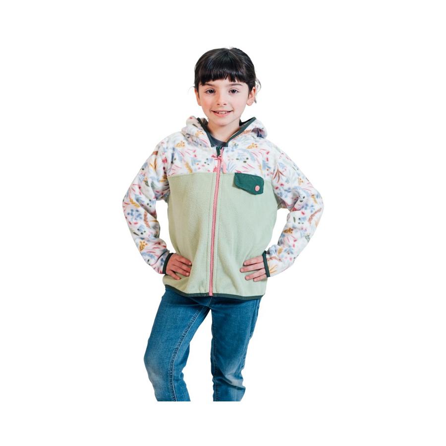 Polar Niña Greenlife Block Fullzip Menta