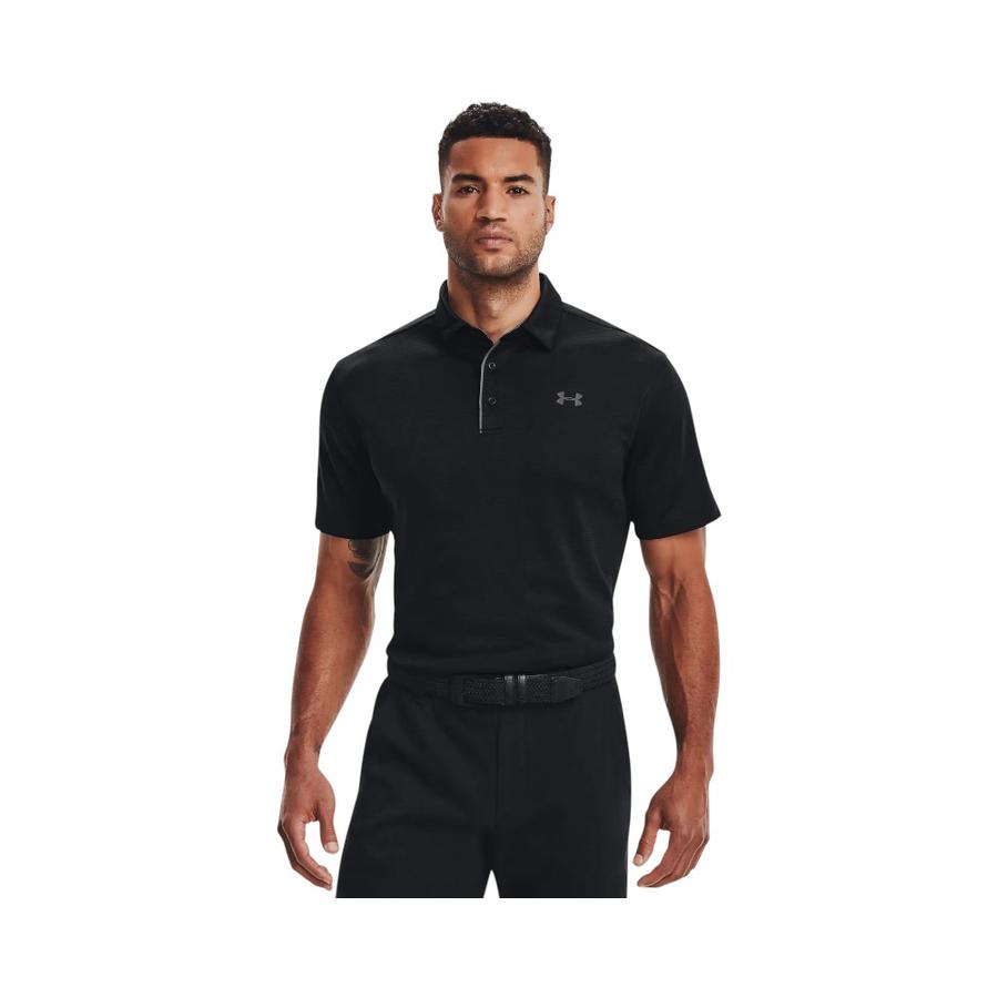 Polera Manga Corta Hombre Under Armour Polo Tech Negro