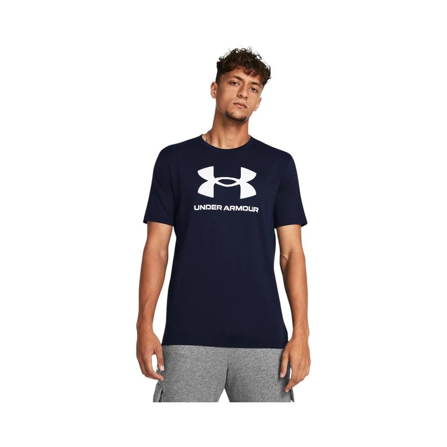 Polera Manga Corta Hombre Under Armour 1382911-408 Azul