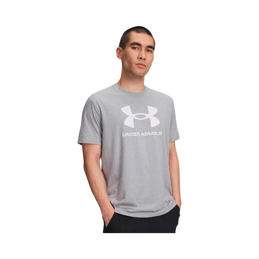 Polera Manga Corta Hombre Under Armour 1382911-037 Gris