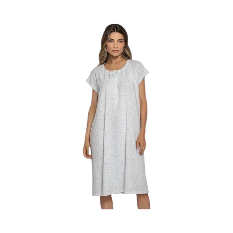 Camisola Fantasía Estampada Mujer Lady Genny K-791 Celeste