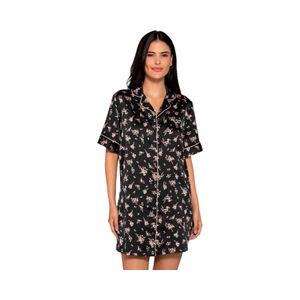 Camisola Satin Mujer Lady Genny Negro