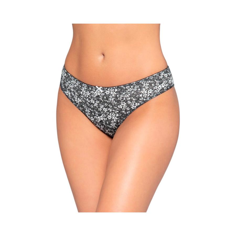 Tanga Tripack Cotton Spandex Mujer Lady Genny Multi