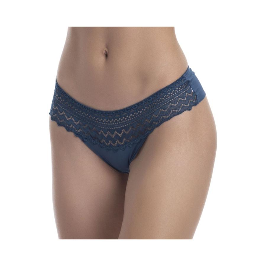 Colaless Encaje & Microfibra Mujer Lady Genny Petróleo