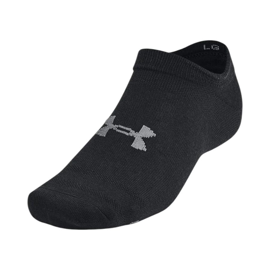 Calcetines Invisible Unisex Under Armour 6 pack Negro