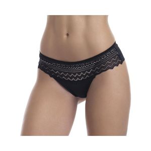 Colaless Encaje & Microfibra Mujer Lady Genny Negro