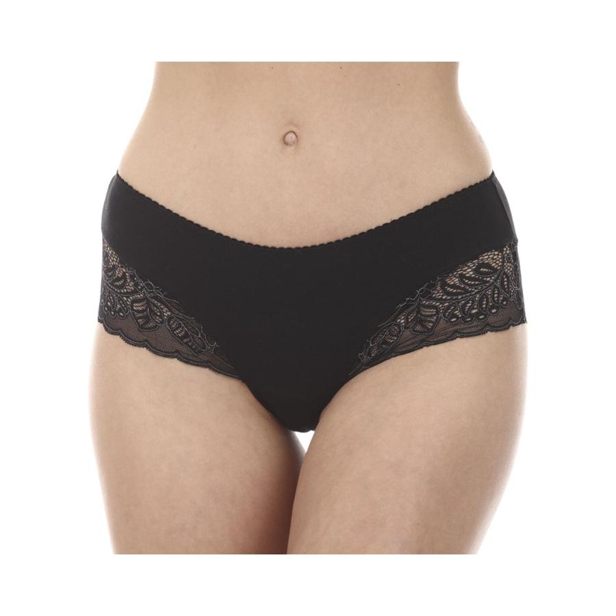 Pantaleta Algodón & Encaje Mujer Lady Genny Negro