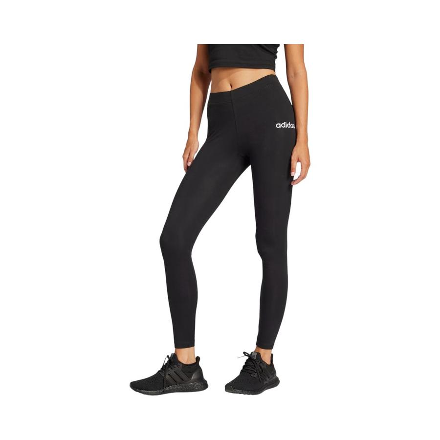 Calzas Mujer Adidas Essentials Linear Tiro Alto Negro