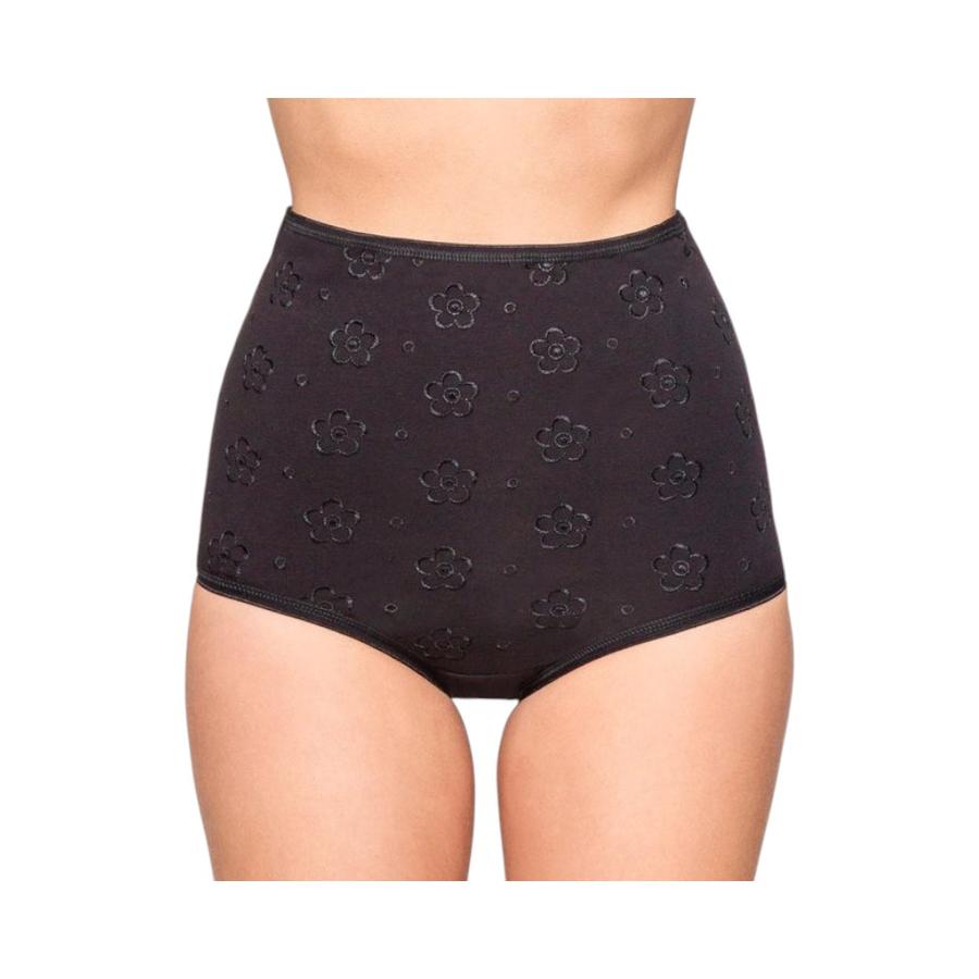 Cuadro Maxi Cotton Spandex Bordado Mujer Lady Genny Negro