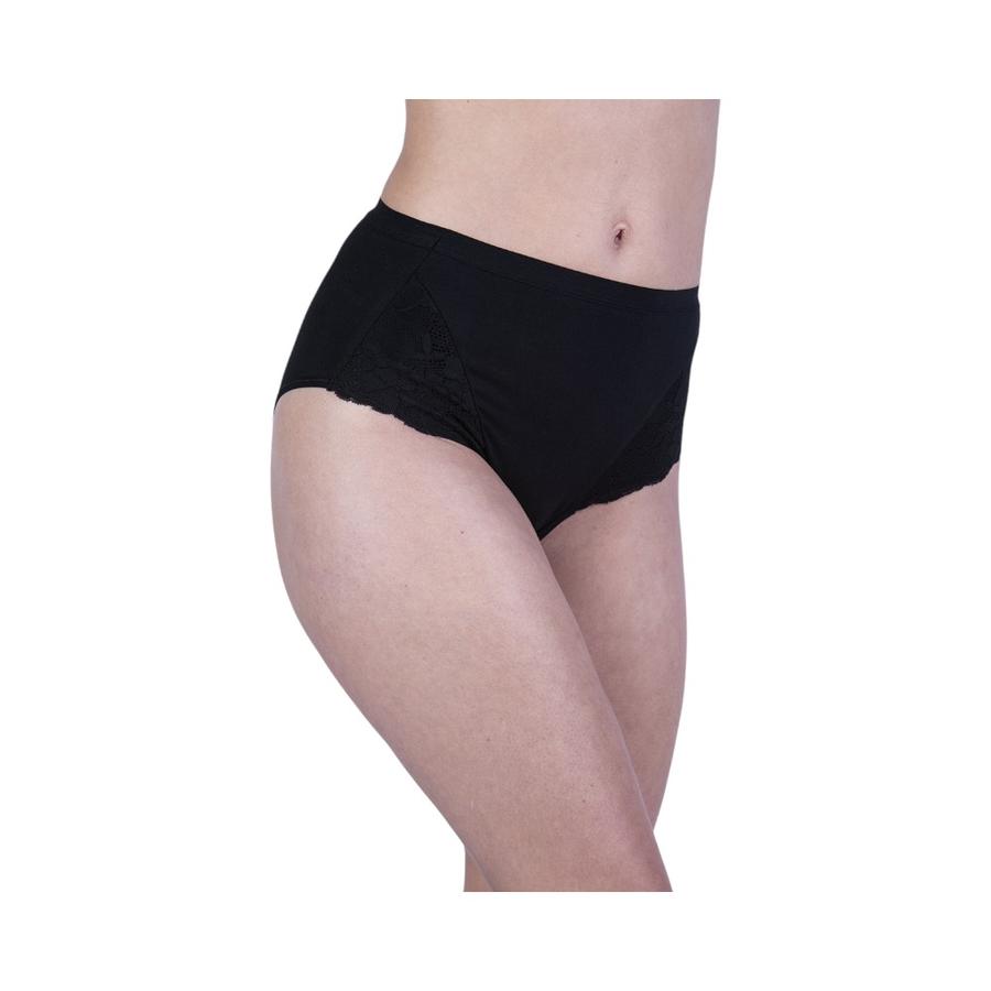 Cuadro Maxi Cotton & Encaje Mujer Lady Genny Negro