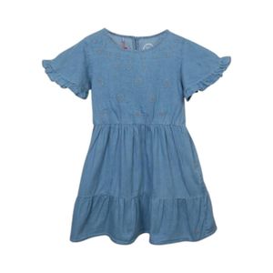 Vestido Mezclilla Niña Pierina PVC713-25 Celeste