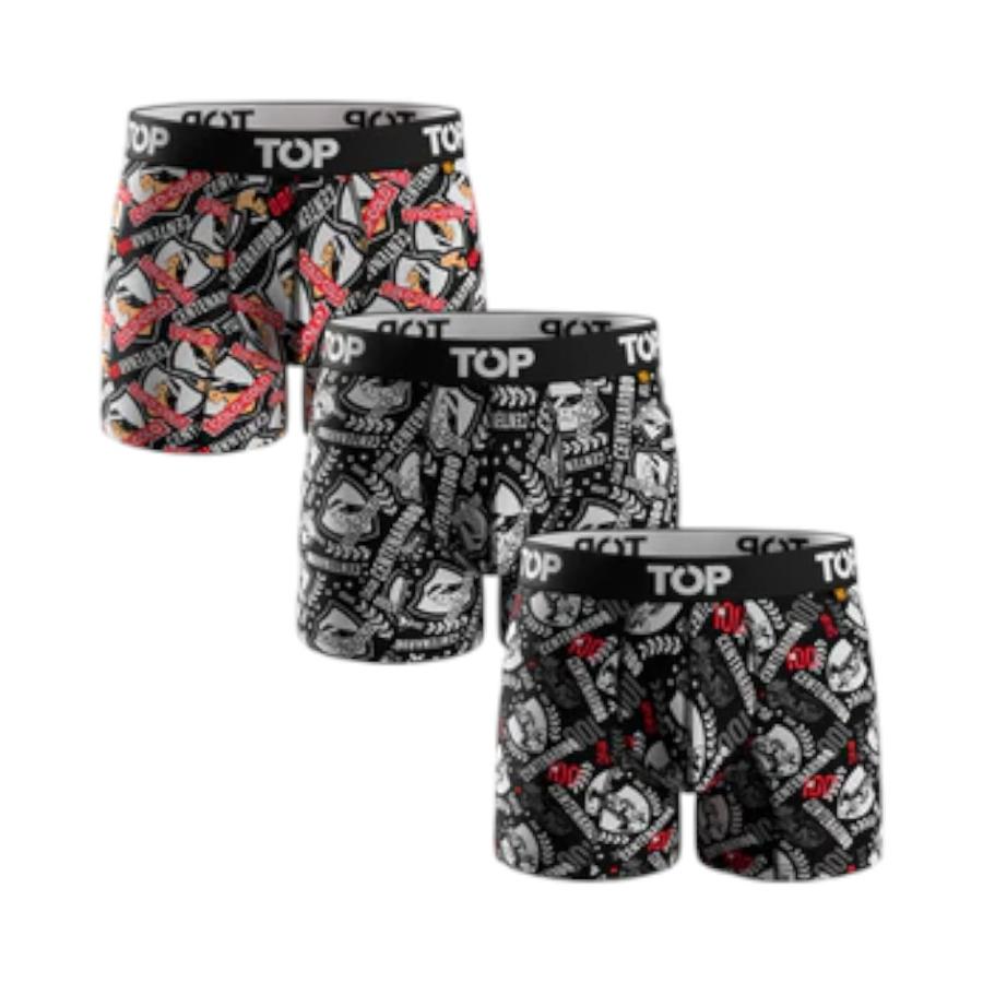 Bóxer Medio Algodón Colo-Colo TOP Pack 3 C7