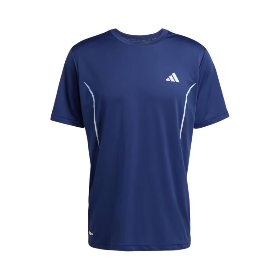 Polera Entrenamiento Hombre Adidas Tech Ropa Azul