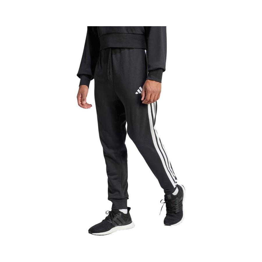 Pantalón Hombre Adidas Essentials French Terry 3 Tiras Negro