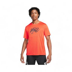 Polera Deportiva Hombre Nike Dri-FIT Wild Run Naranjo