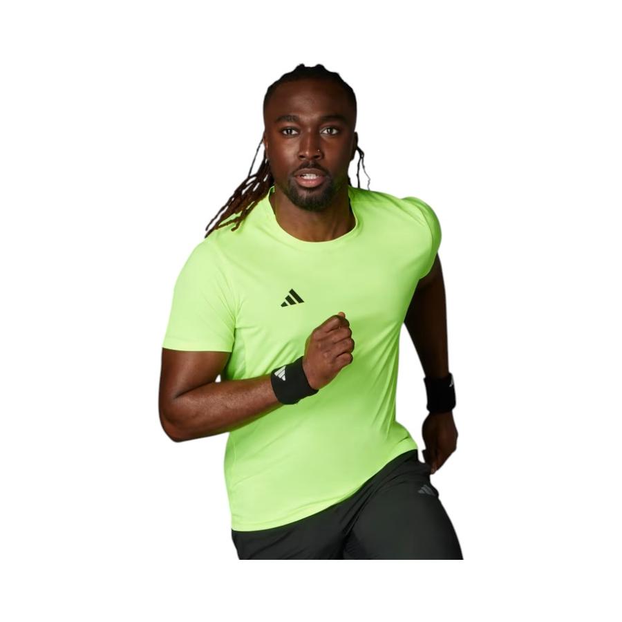 Polera Hombre Running Adidas Adizero Essentials Lucid Lemon