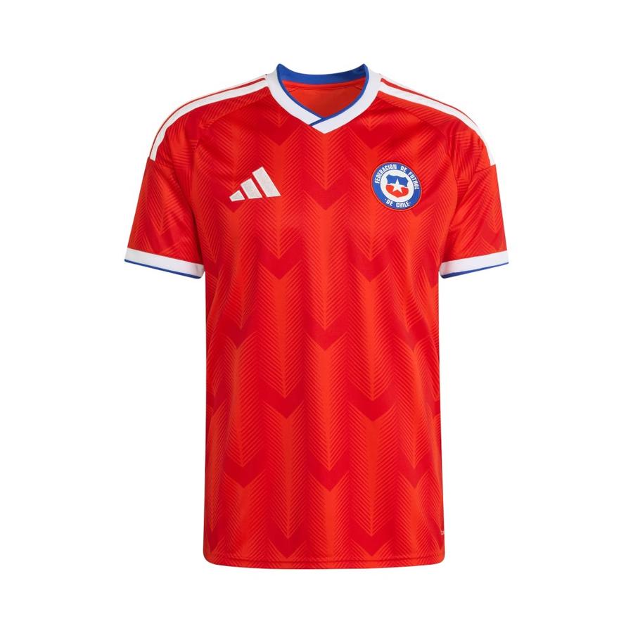 Camiseta Local Hombre Adidas KG854 Selección Chilena 26 Rojo