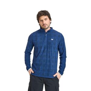 Polar Casual Hombre Weinbrenner Cota Half Zip Azul