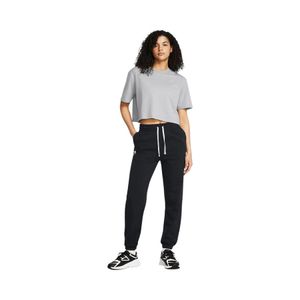 Jogger Mujer UA Rival Terry Negro