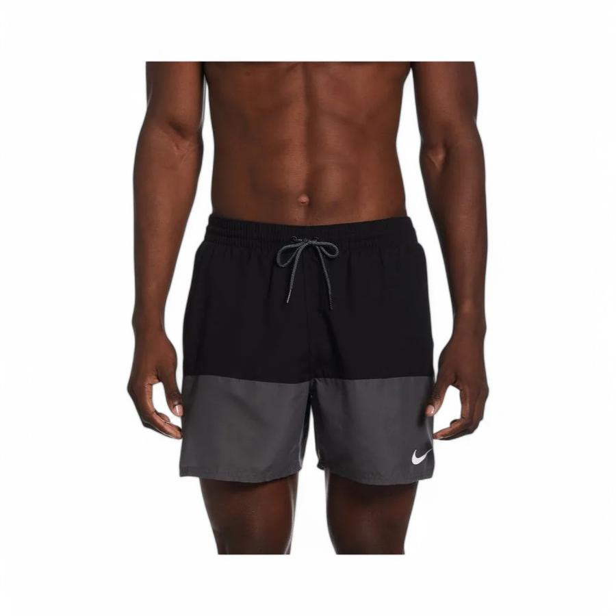 Traje De Baño Hombre Nike Split 5"" Negro/Gris