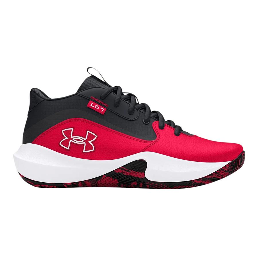 Zapatilla Basketball Infantil Under Armour UA Lockdown7 Rojo