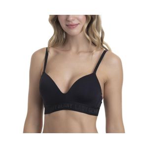 Sostén Microfibra Wireless Mujer Lady Genny S-251C Negro
