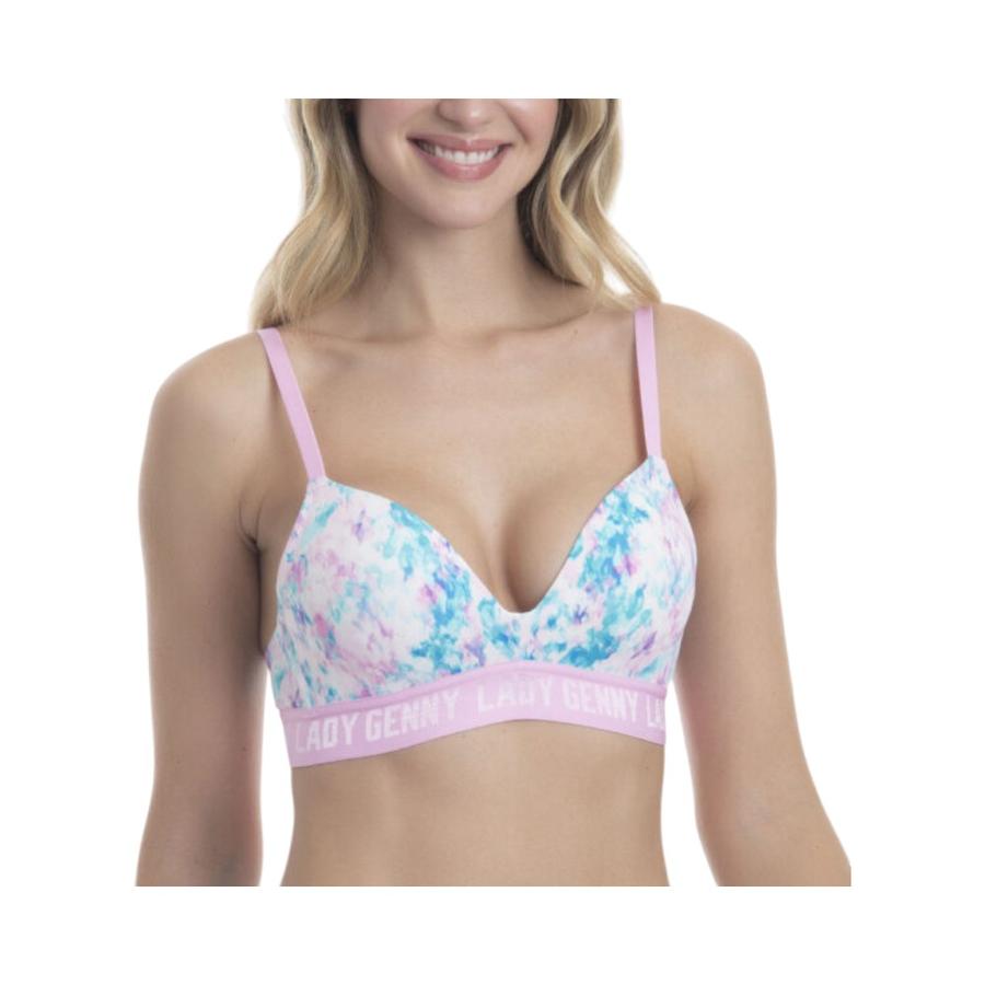 Sostén Microfibra Wireless Soft Mujer Lady Genny S-251C Rosa