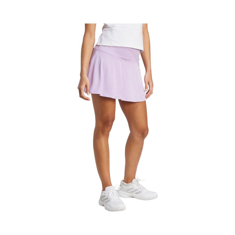 Falda Tennis Mujer Adidas JY1845 Club con Climacool Morado