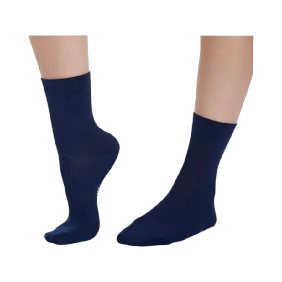 Calcetín Bamboo Sin Costura Mujer Lady Genny Azul