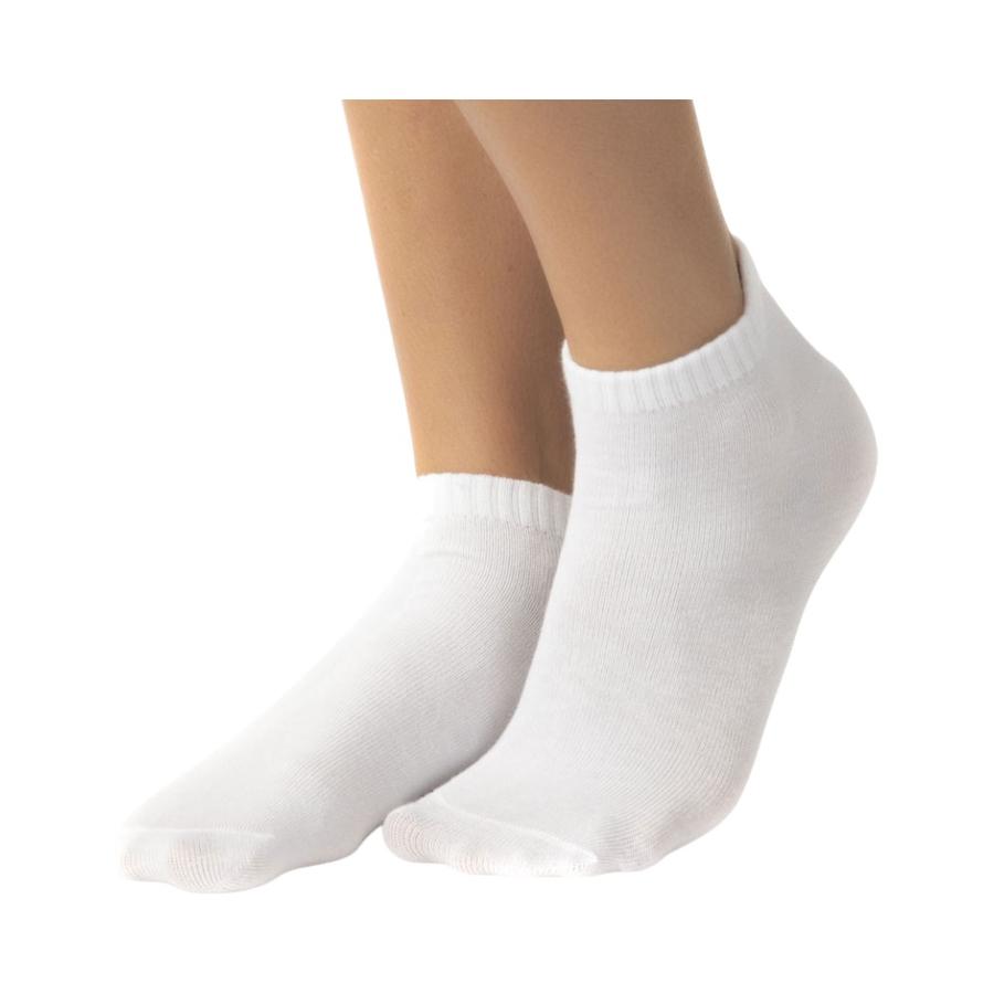Calcetín Corto Bamboo Mujer Lady Genny Blanco