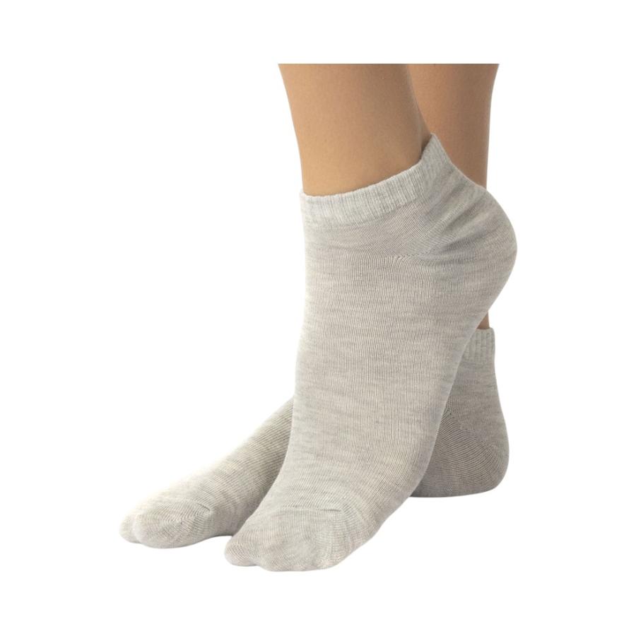 Calcetín Corto Bamboo Mujer Lady Genny Gris