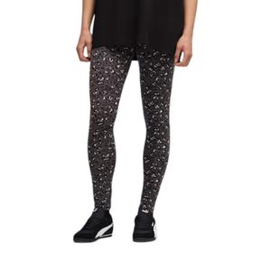 Calza Animal Print Mujer Puma 688085 01 Negro