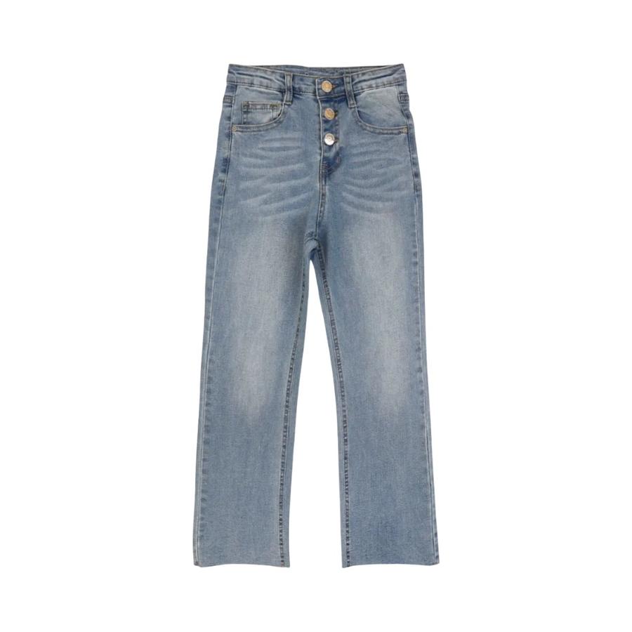 Jeans Urbano Niña Ficcus Essence Celeste