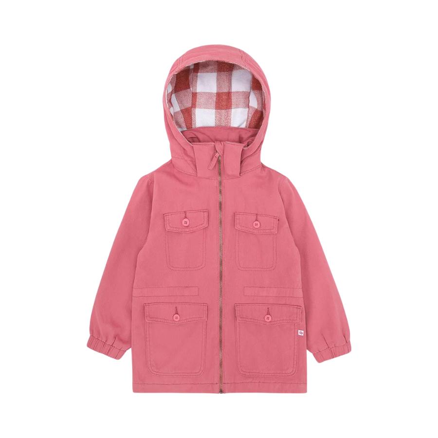 Chaqueta Cómoda Niña Osito OJKAV36RD Rosada