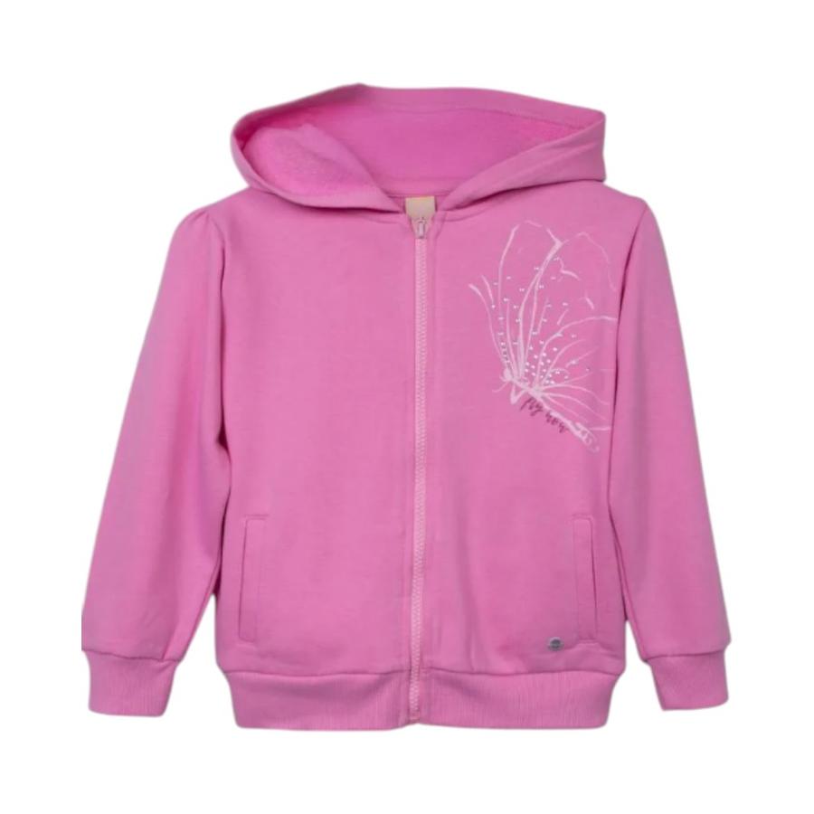 Polerón Full Zipper Niña Tweenway PVC511-25 Rosado