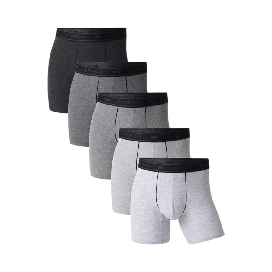 Boxer 5 Unidades Liso Hombre Arrow BOT5008SU Multicolor