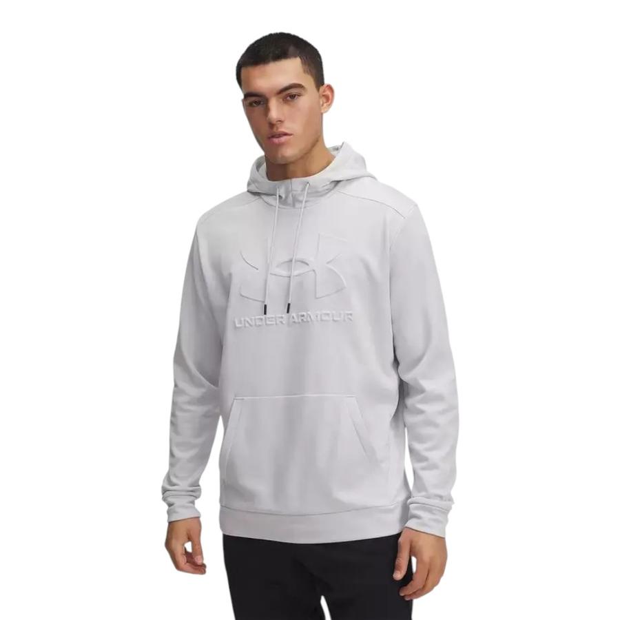 Polerón Capucha Hombre Under Armour Fleece Graphics Gris