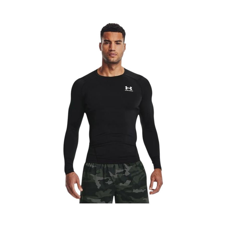Polera Manga Larga Hombre Under Armour HeatGear® Negro