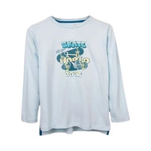 Polera Manga Larga Niño Tweenway PVC608-25 Celeste
